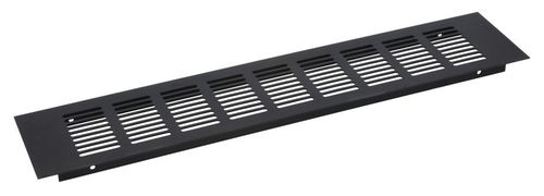 פתח אוורור אלומיניום 250X80 שחור