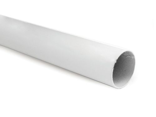 צנור תליה-עגול לבןRUND25X2.500