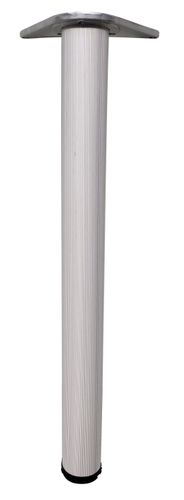 רגל שולחן 60*710ממ אלומ' מחורץ