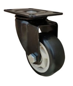 גלגל תעשייתי קוטר 75 מ"מ שחור