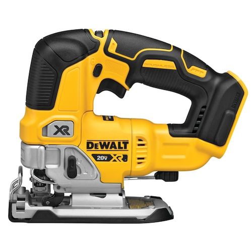 מסור אנכי DEWALT 20V XR נטען עם מנוע ללא פחמים, 4 מצבי פעולה אורביטלית ומערכת החלפת להבים מהירה