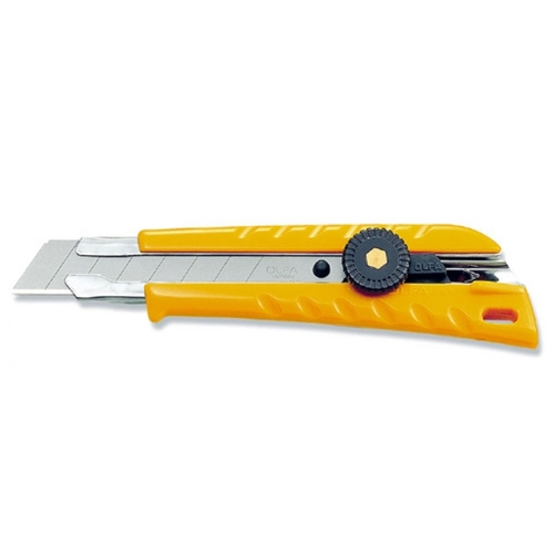 סכין רחב עם נעילת כפתור Heavy Duty - L-1 OLFA