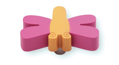 כפתור שפירית דגם 1275OR/RE פוקסיה + כתום