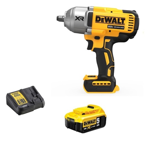 מפתח רטיטה DEWALT DCF900 20V נטען עם מומנט 1,898 ניוטון-מטר, 4 מצבי מהירות ומערכת PRECISION WRENCH™
