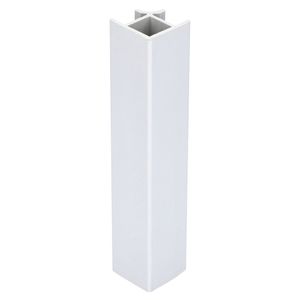 פינה 90 מעלות מרובע 117ממ PVC