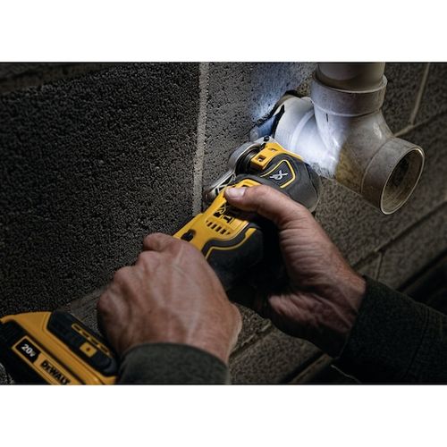 מולטיטול נטען DEWALT DCS356 20V עם מנוע ללא פחמים, 3 מהירויות ומערכת Quick-Change להחלפת אביזרים מהירה