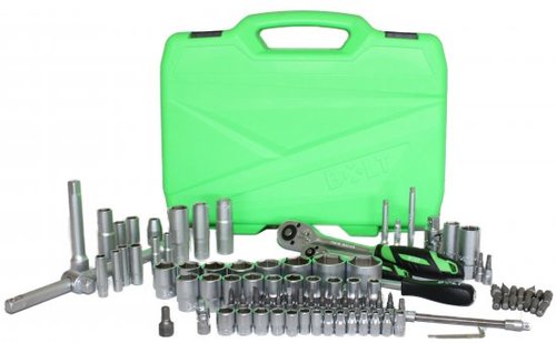 סט בוקסות מקצועי Bolt SWSM96 הכולל 96 חלקים, 2 ראצ'טים 72 שיניים, בוקסות 