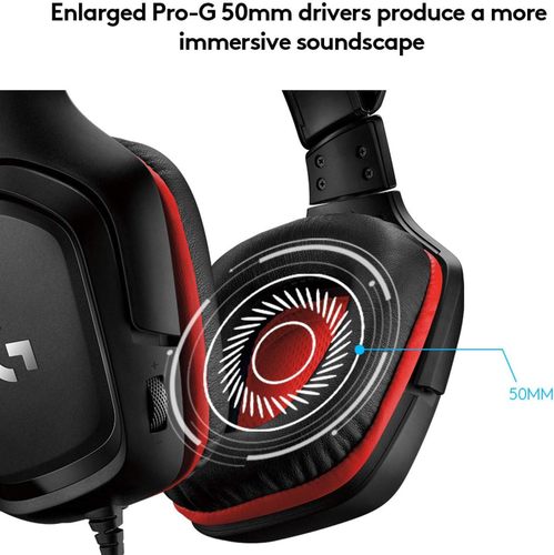 אוזניות גיימינג חוטיות לוג'יטק Logitech G332