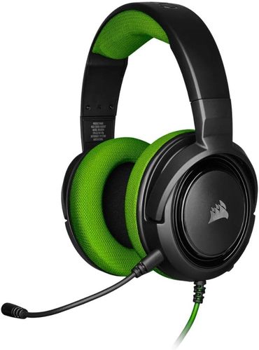 אוזניות גיימינג HS35 STEREO בצבע ירוק