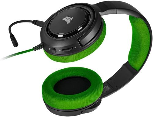 אוזניות גיימינג HS35 STEREO בצבע ירוק