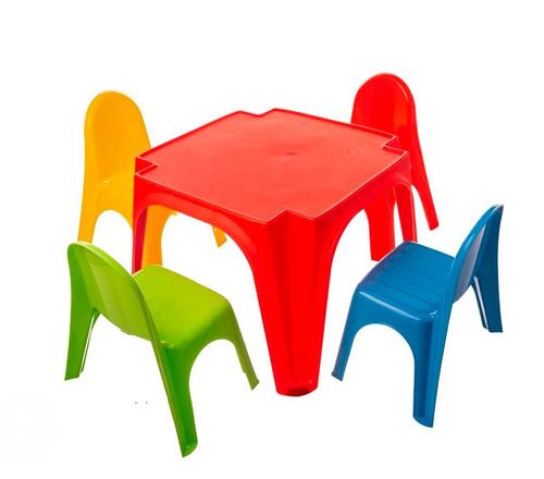 סט שולחן ילדים + 4 כסאות STARPLAST