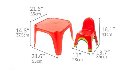 סט שולחן ילדים + 4 כסאות STARPLAST