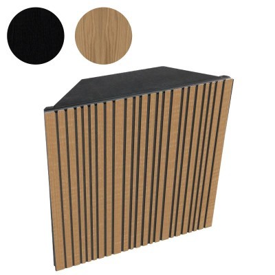 זוג לוכדי באס ממברנה לפינה  Artnovion Siena W Bass Trap - Corner 1.2 Okoume Natura