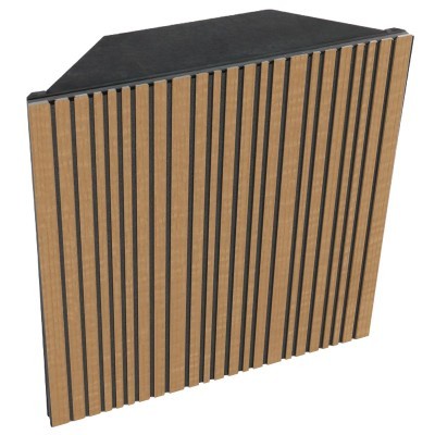 זוג לוכדי באס ממברנה לפינה  Artnovion Siena W Bass Trap - Corner 1.2 Okoume Natura