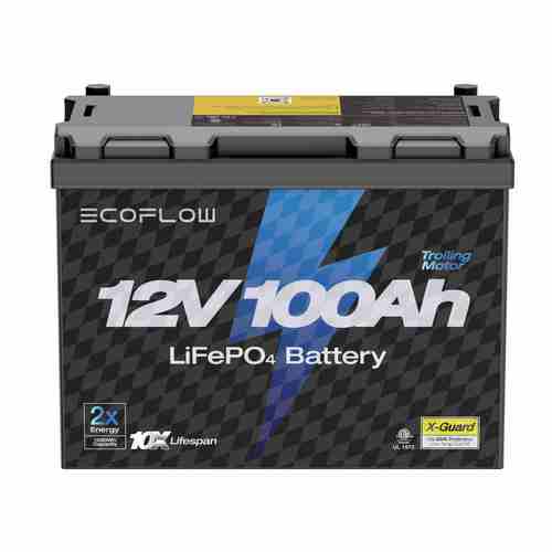 מצבר ליתיום נטען לקרוואן ECOFLOW LIFEPO4 12V 100Ah