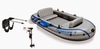 סירת גומי מתנפחת +מנוע חשמלי 45 LB +מתקן  ל- 4 אנשים EXCURSION כולל משוטים ומשאבה INTEX 68324