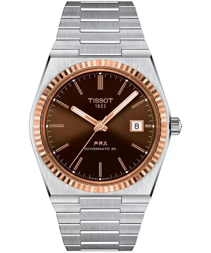 Tissot T931.407.41.291.00 PRX 18K GOLD BEZEL בגוד טיים