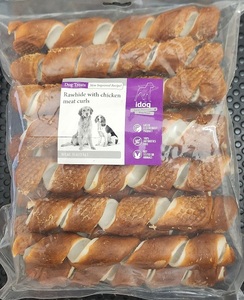 מארז עצמות איידוג סיגר 20 ס"מ עם ספירלת עוף 1 ק"ג Idog