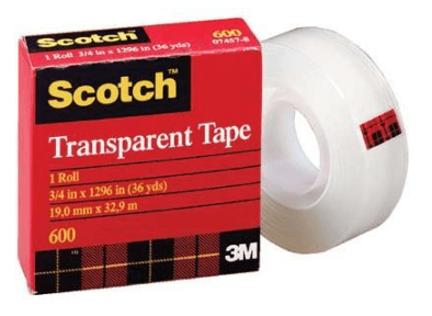 סלוטייפ שקוף קריסטל 600 3M Scotch