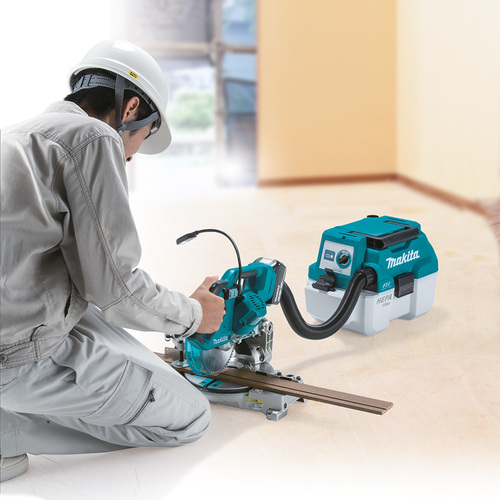 הדגמת שימוש בשואב יבש/רטוב נטען 18V גוף DVC750L MAKITA