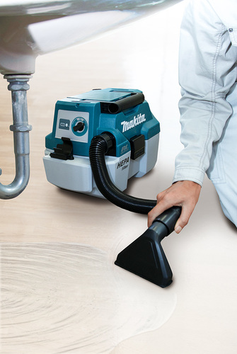 הדגמת שימוש בשואב יבש/רטוב נטען 18V גוף DVC750L MAKITA