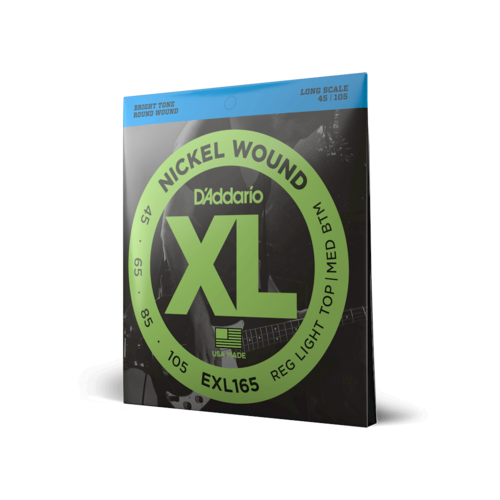 סט מיתרים לגיטרה בס Dadario EXL165 Nickel Wound 45-105