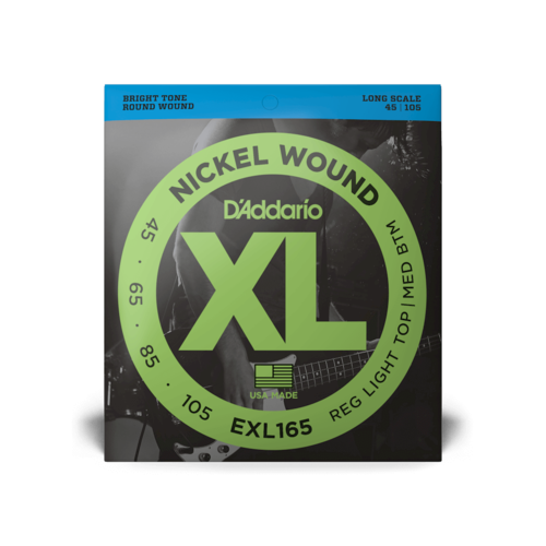סט מיתרים לגיטרה בס Dadario EXL165 Nickel Wound 45-105
