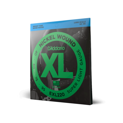 סט מיתרים לגיטרה בס Dadario EXL220 Nickel Wound 40-95