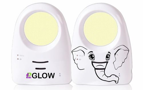 אינטרקום דו-כיווני דיגיטאלי עם מנורת לילה עדינה, התראת טווח וסוללות נטענות