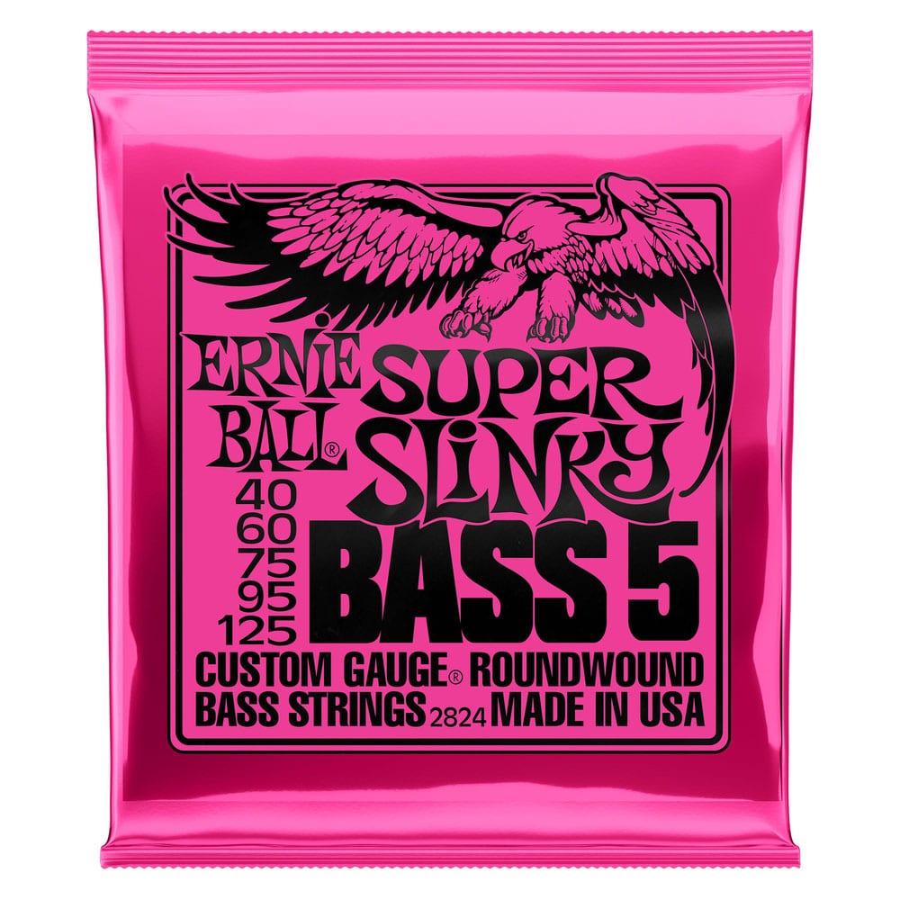 סט מיתרים לגיטרה בס 5 מיתרים Ernie Ball 2824 40-125