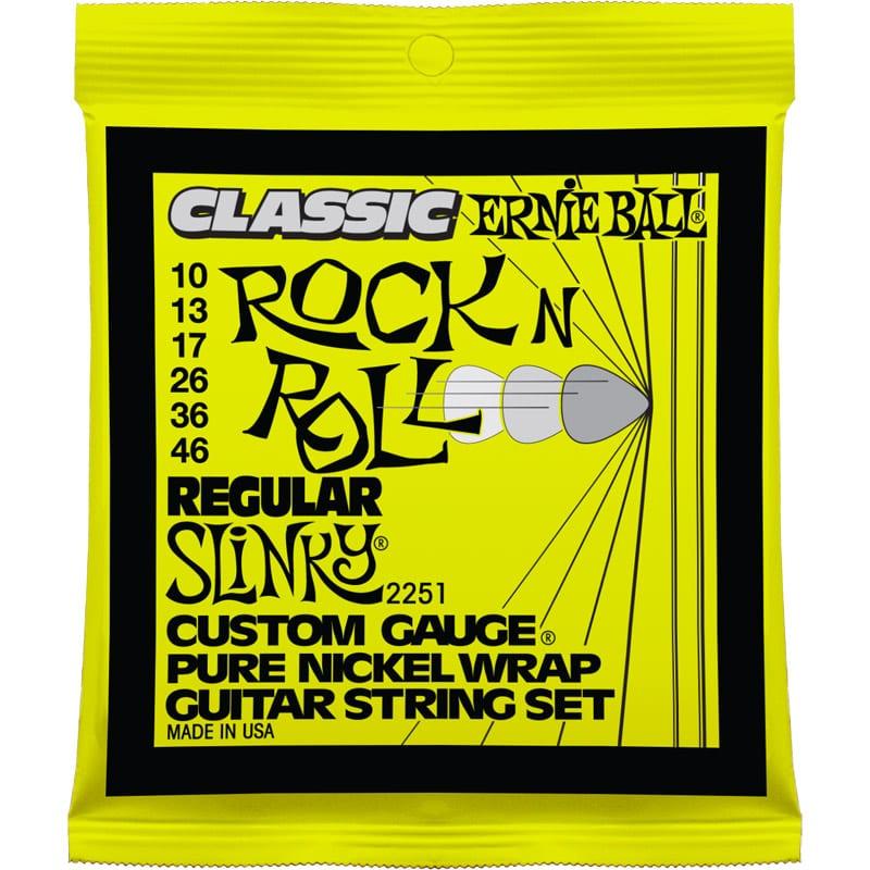 סט מיתרים לגיטרה חשמלית Ernie Ball 2221 Super Slinky Classic Rock N Roll 10-46