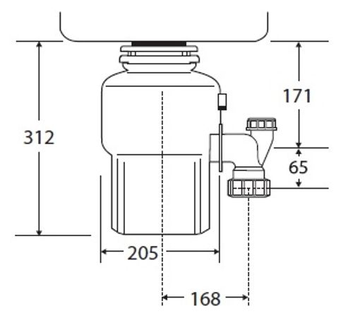 טוחן אשפה דגם אוולושן 100S