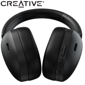 ערכת ראש אלחוטית Creative Zen Hybrid Gen2, מיקרופון מובנה, צבע שחור