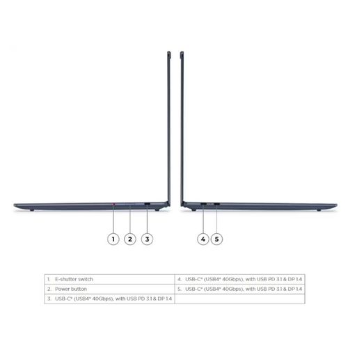 מחשב נייד Lenovo Yoga Slim 7 14Q8X9 - 83ED003FIV 
