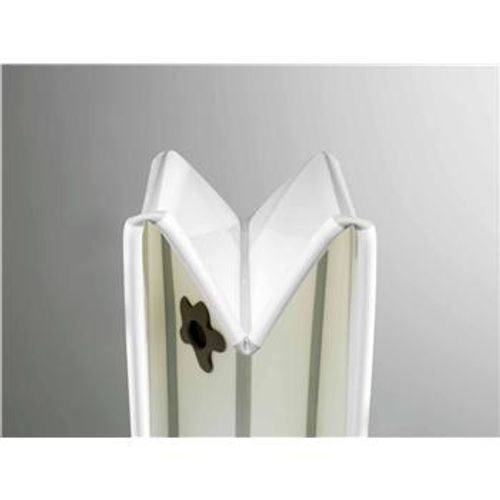 Flexi Bath אמבטיה מתקפלת לשימוש בבית ובנסיעות עם פקק משנה צבע - שקוף/בז'