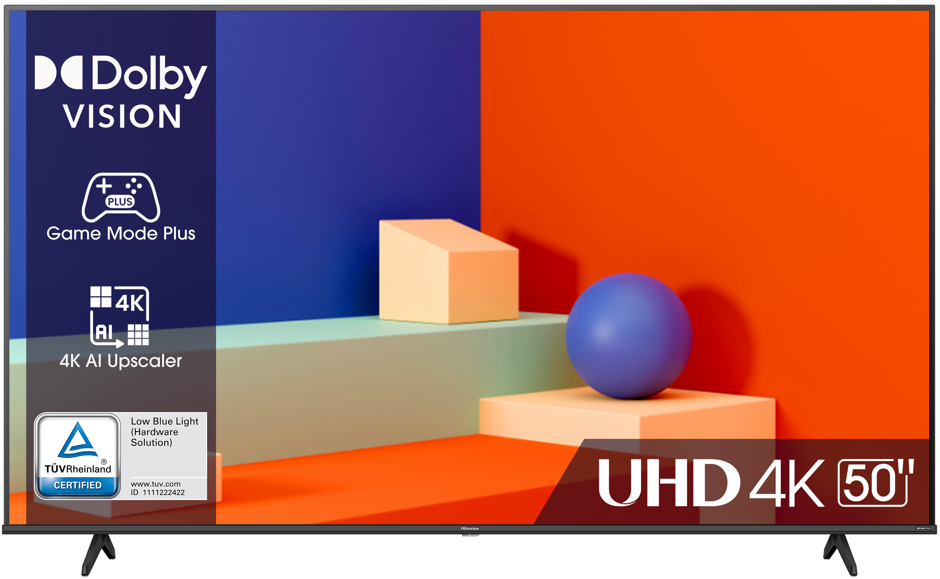טלוויזיה "LED 4K 50 הייסנס דגם 50A6K