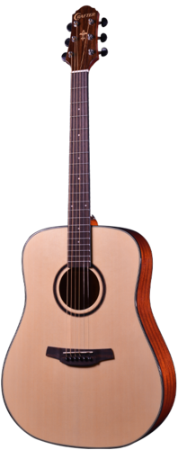 גיטרה אקוסטית HD250/N בצבע טבעי SILVER Series מבית CRAFTER
