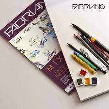בלוק נייר לטכניקות מעורבות 250 גרם FABRIANO MIXED MEDIA (מגוון גדלים לבחירה)  