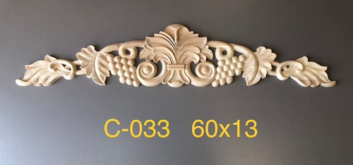 עיטור עץ מסוגנן, 60X13 דגם C-033