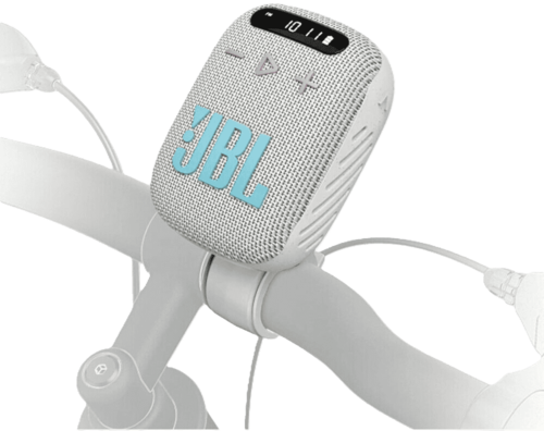 רמקול לקורקינט JBL Wind 3, צבע שחור, שנה אחריות