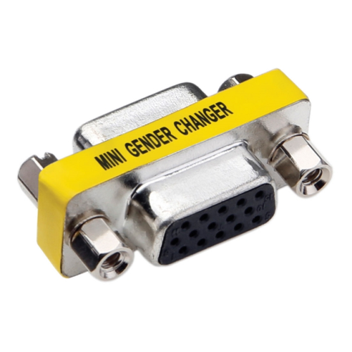 מתאם חיבור VGA נקבה לVGA נקבה Gold Touch E-VGA-FF VGA Adapter Female To Female Connector