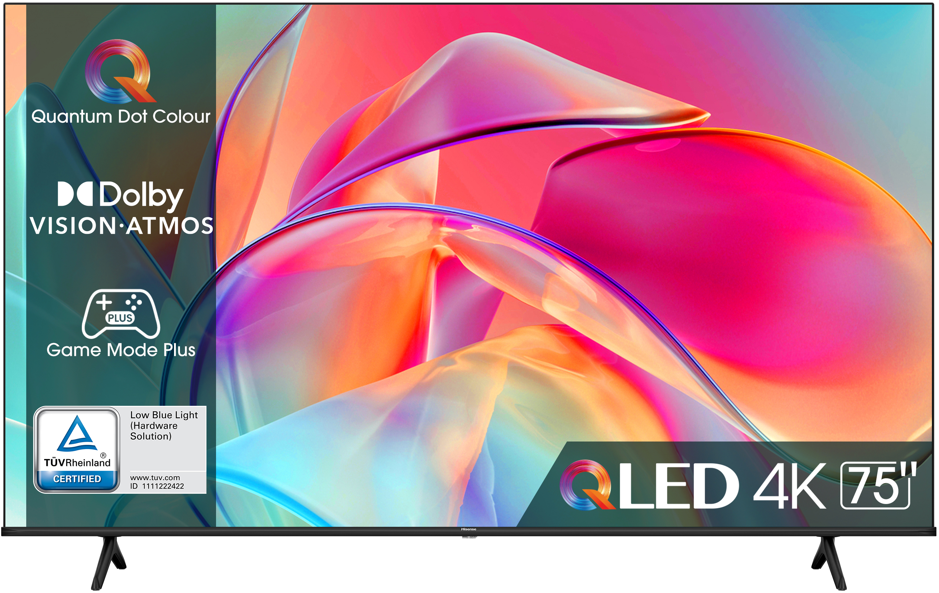 טלוויזיה "QLED 4K 75 הייסנס דגם 75E7KQ