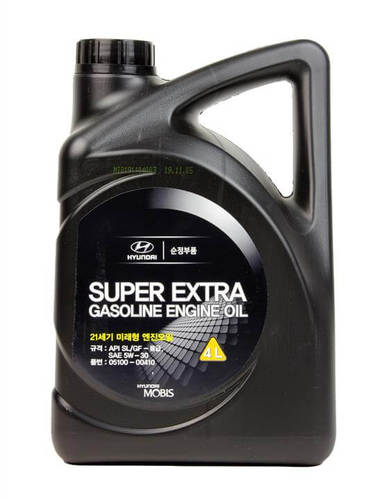 ‏שמן מנוע מקורי Hyundai Super Extra 5W-30 05100-00410