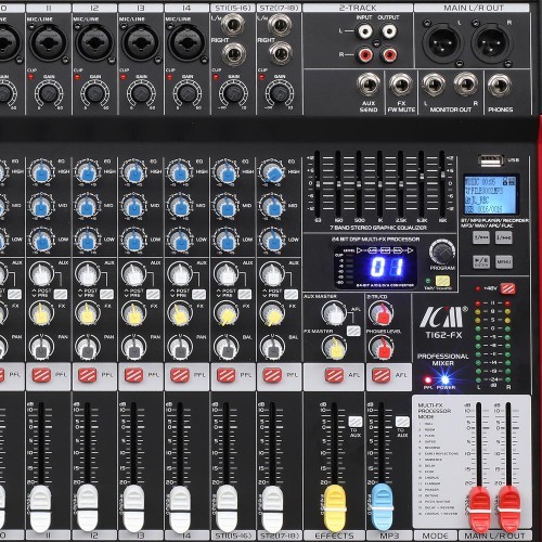 מיקסר 14 מונו + 2 סטאראו ICM MIX T162-FX