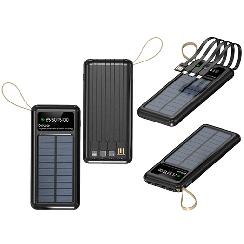פאוור בנק סוללת גיבוי 10,000mAh כולל טעינה סולארית