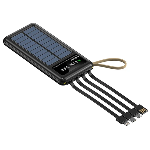 פאוור בנק סוללת גיבוי 10,000mAh כולל טעינה סולארית