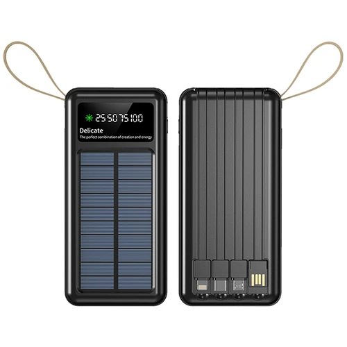 פאוור בנק סוללת גיבוי 10,000mAh כולל טעינה סולארית