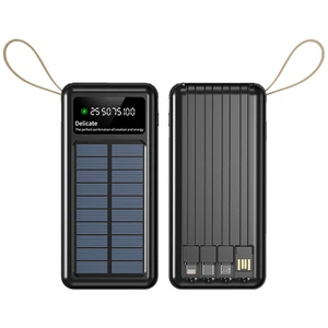 פאוור בנק סוללת גיבוי 10,000mAh כולל טעינה סולארית