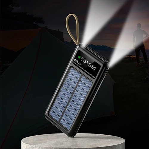 פאוור בנק סוללת גיבוי 10,000mAh כולל טעינה סולארית