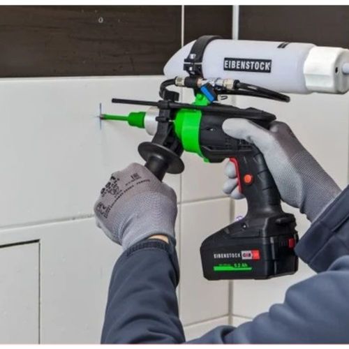 מקדחת יהלום נטענת עד 40 מ”מ איבשנטוק גרמניה END40A + סוללה 5 אמפר + מטען